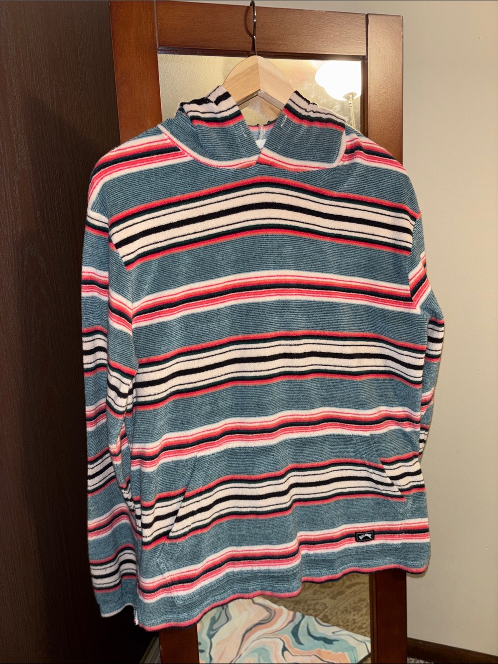 Billabong Men’s Textured Hoodie Size Small